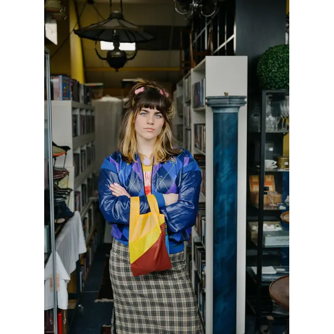 SUSAN BIJL The New Shopping Bag Multi TV Yellow  Small