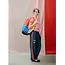 SUSAN BIJL The New Shopping Bag Multi Tone Large