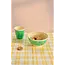 Rice Bowl with Green Snoppy Print