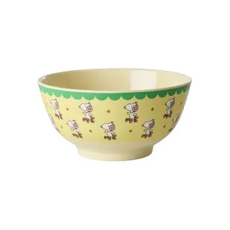 Rice Bowl with Yellow Snoppy Print