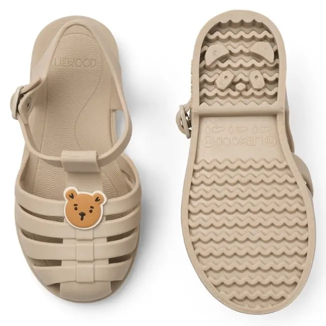 Liewood Bre Sandals with Charms Bear / sandy