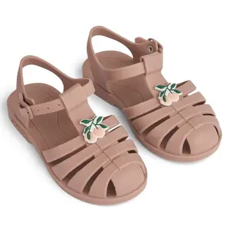 Liewood Bre Sandals with Charms Peach / Dark rose