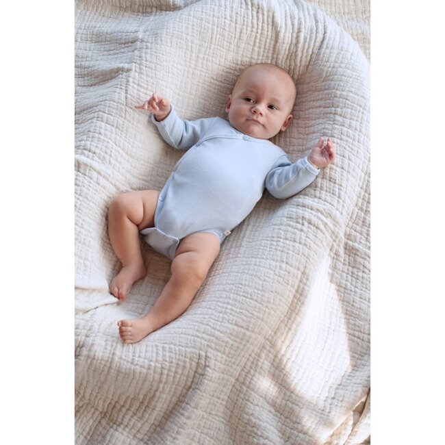 Feetje Wikkelromper rib - The Magic is in You blauw