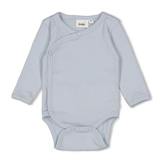 Feetje Wikkelromper rib - The Magic is in You blauw