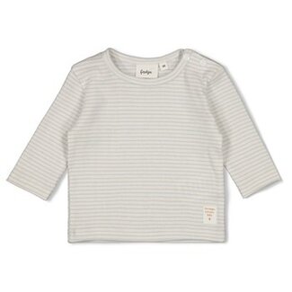 Feetje Longsleeve rib met streep - The Magic is in You blauw