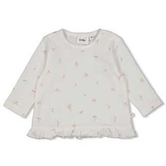 Feetje Longsleeve - Delicate Flower offwhite