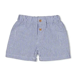 Feetje Short streep chambray - Seaside Happiness