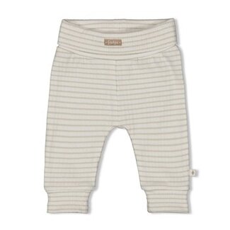 Feetje Broek rib met streep - Elephant