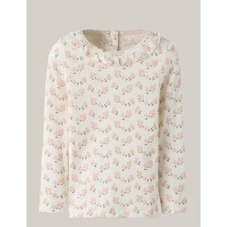 Lil' Atelier NMFGAGO KIS LS SLIM TOP LIL Coconut Milk HYDRANGEA
