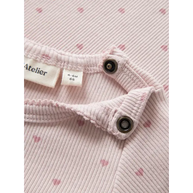 Lil' Atelier NBFGAGO LS SLIM BODY LIL NOOS Hushed Violet HEART