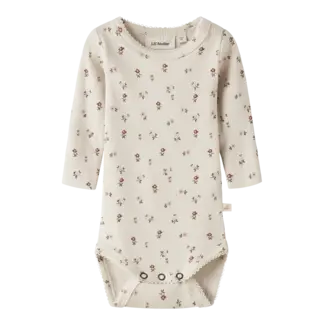 Lil' Atelier NBFGAGO LS SLIM BODY LIL NOOS Turtledove FLORAL