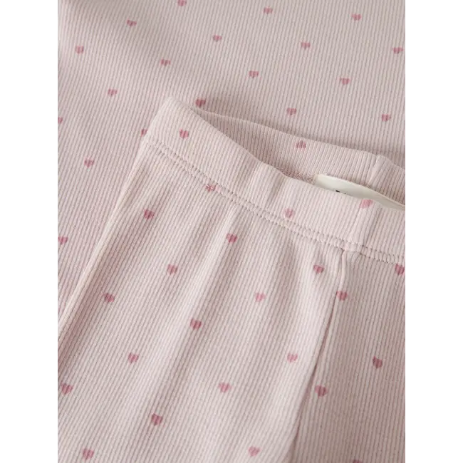 Lil' Atelier NBFGAGO SLIM LEGGING LIL NOOS Hushed Violet HEART