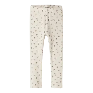 Lil' Atelier NMFGAGO SLIM LEGGING LIL NOOS Turtledove FLORAL