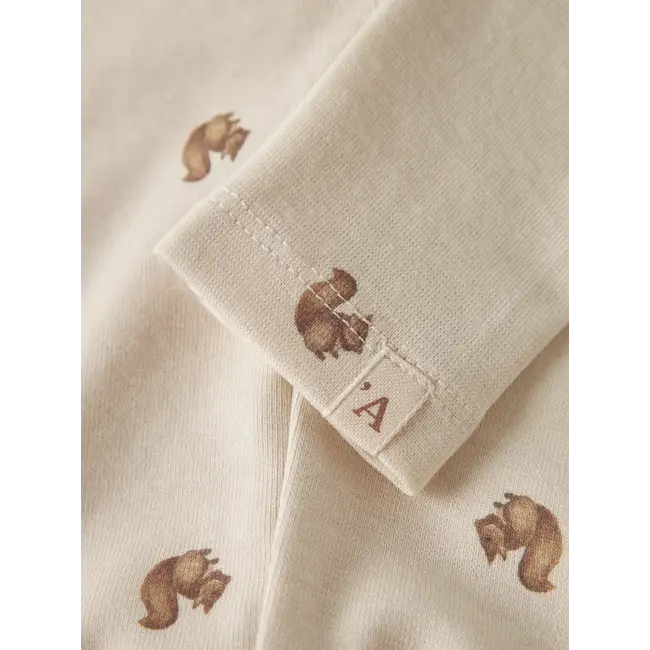 Lil' Atelier NBNLAYO KIM SLIM LEGGINGS LIL NOOS Turtledove SQUIRREL