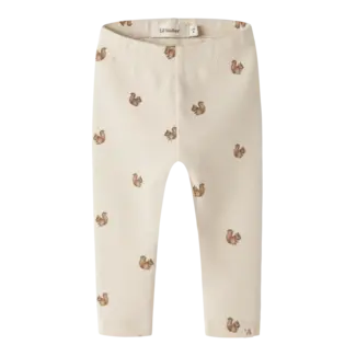 Lil' Atelier NBNLAYO KIM SLIM LEGGINGS LIL NOOS Turtledove SQUIRREL