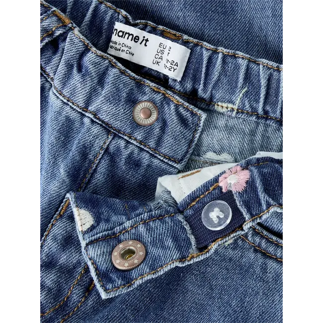 Name it NMFBELLA BARREL EMB JEANS 4870-OV L