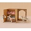 Maileg Ballet Mice in dance studio, Little sister and brother