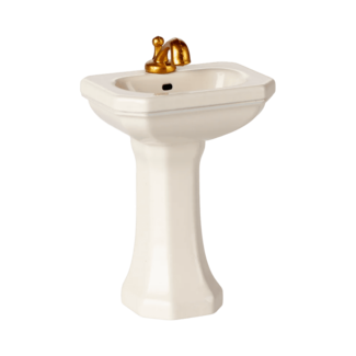 Maileg Bathroom sink, Mouse - Off white