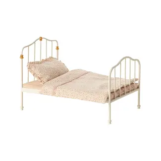 Maileg Vintage bed, Mouse - Off white