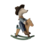 Maileg Cowboy mouse on rocking horse, Little  brother