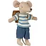 Maileg Tricycle mouse, Big brother - Brown