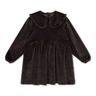 Repose AMS 41. fancy sweat dress chocolate leopard