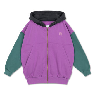 Repose AMS 17. zip hoodie color block