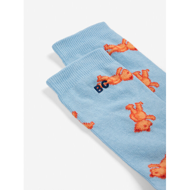 Bobo Choses Softpaw Monster all over long socks