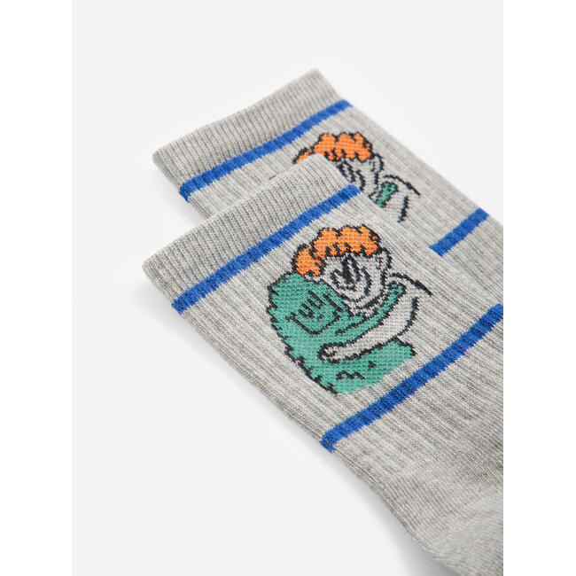 Bobo Choses Hug Hairy Monster short socks