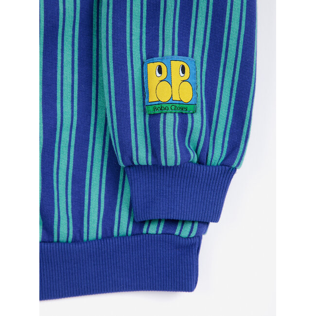 Bobo Choses Booo Bo Choses Tag stripes sweatshirt