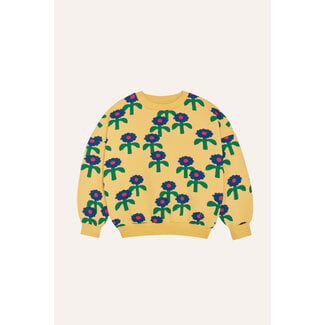 The Campamento Blue Daisies Allover Sweatshirt