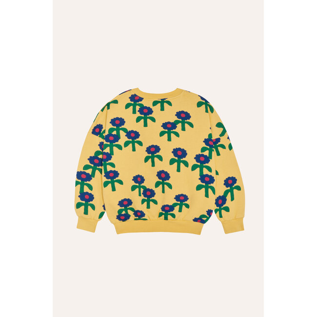 The Campamento Blue Daisies Allover Sweatshirt