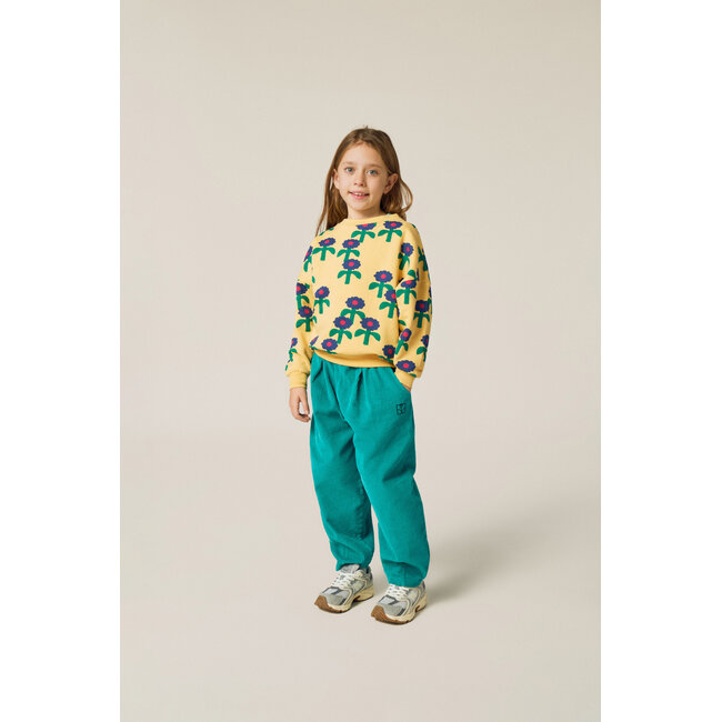 The Campamento Blue Daisies Allover Sweatshirt