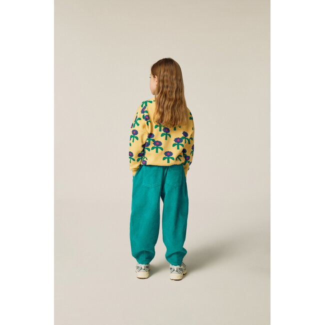 The Campamento Blue Daisies Allover Sweatshirt