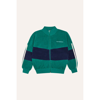 The Campamento Green Color Block Sweatshirt
