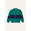 The Campamento Green Color Block Sweatshirt