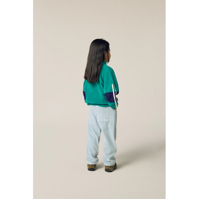 The Campamento Green Color Block Sweatshirt