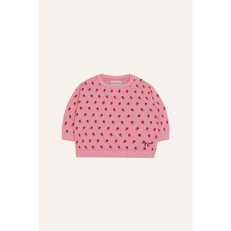 The Campamento Flowers Pink Baby Sweatshirt