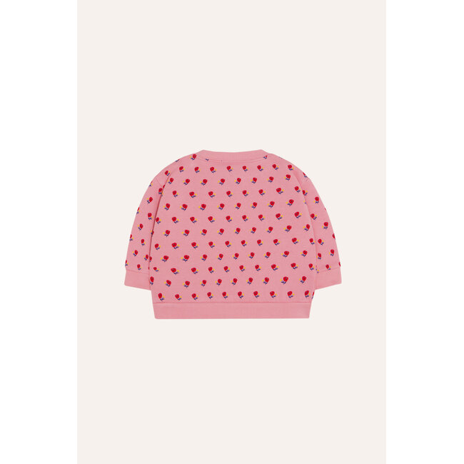The Campamento Flowers Pink Baby Sweatshirt