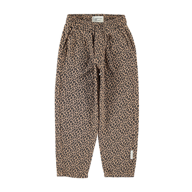 Piupiuchick unisex trousers | brown w/ animal print