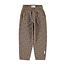 Piupiuchick unisex trousers | brown w/ animal print