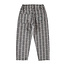 Piupiuchick mom fit trousers | grey w/ black flowers