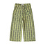 Piupiuchick flare trousers | green w/ black flowers
