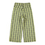 Piupiuchick flare trousers | green w/ black flowers