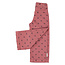 Piupiuchick flare trousers | pink w/ black hearts