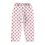 Piupiuchick trousers | light blue denim w/ red dots