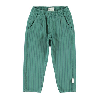 Piupiuchick trousers | green w/ black stripes