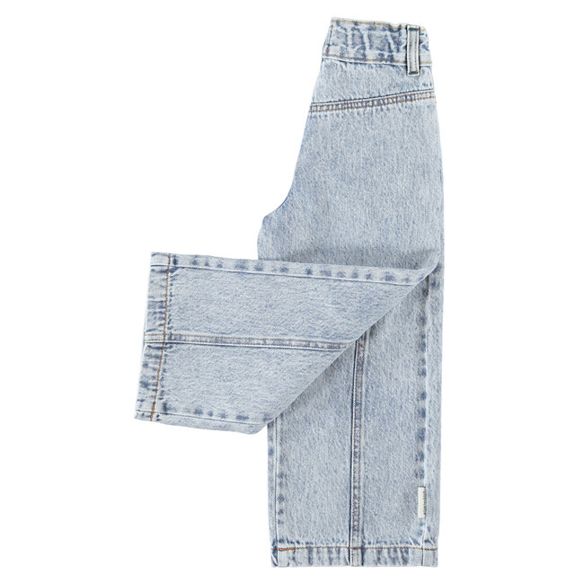 Piupiuchick flare trousers | fadded light blue denim
