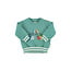 Piupiuchick sweatshirt | green w/ "here we go" print
