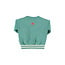 Piupiuchick sweatshirt | green w/ "here we go" print